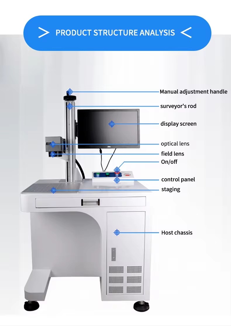 CO2 Fiber laser marking machine XY/COT