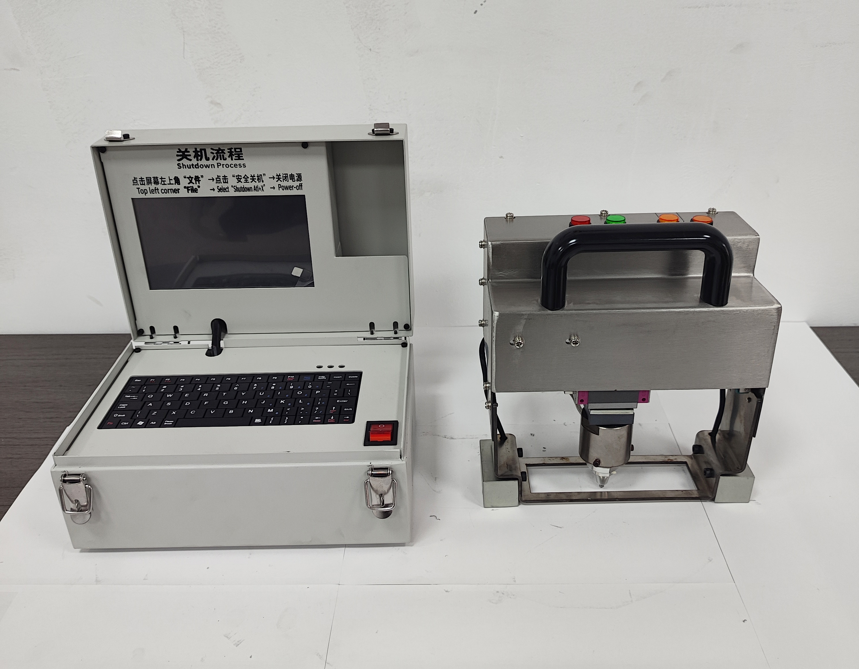 Point needle electric marking machine for metal steel plates XY/F312030-D