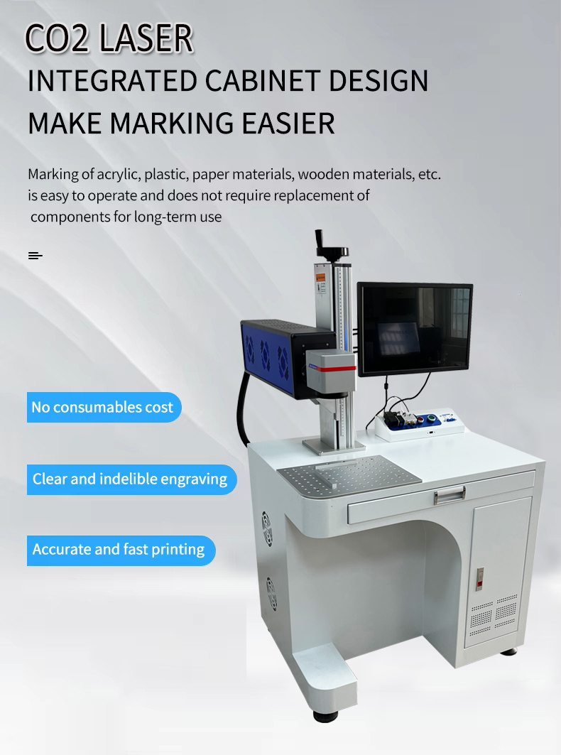 CO2 Fiber laser marking machine XY/COT