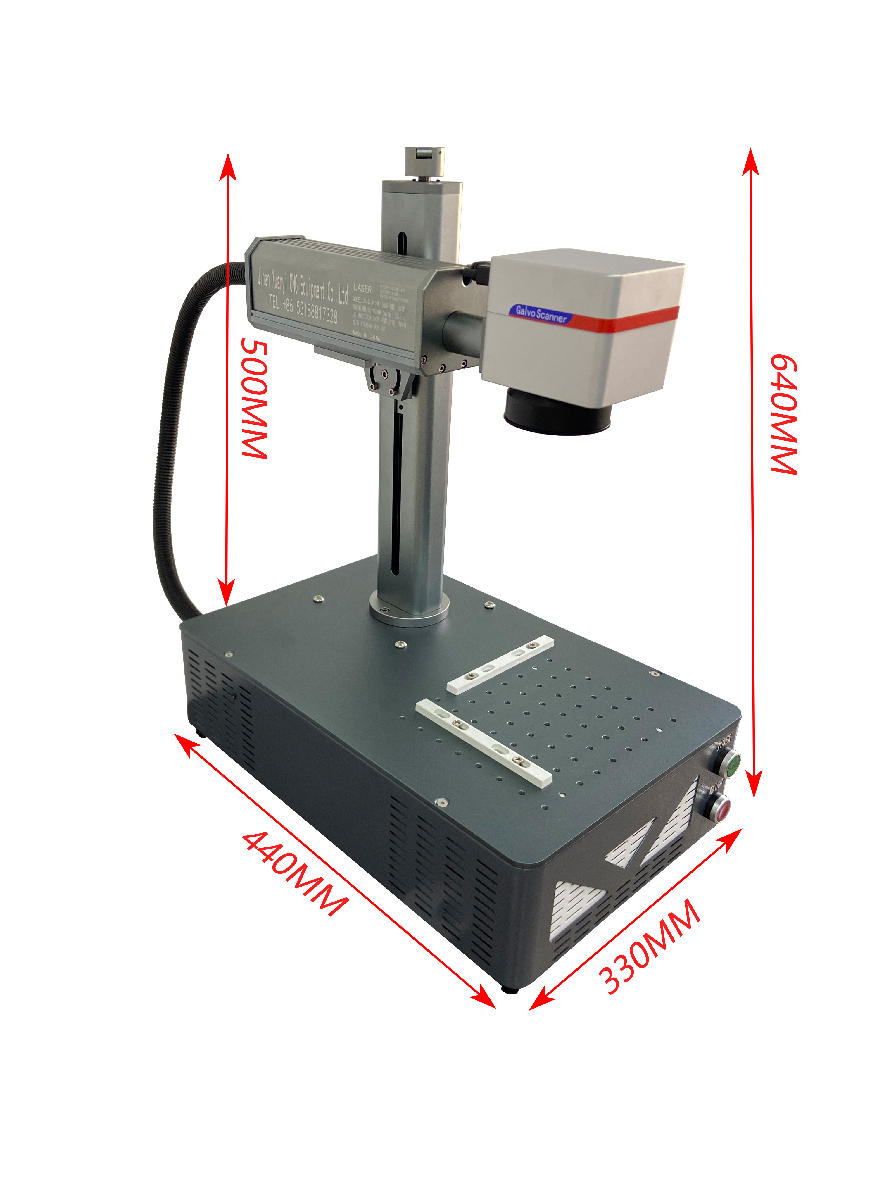 Portable Metal Laser Marking Machine Desktop Mini Fiber Laser Marking Machine XY/GZ-M